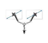 Digitus DA-90353 supporto da tavolo per Tv a schermo piatto 68,6 cm (27") Morsa Nero, Argento ( DA-90353 )