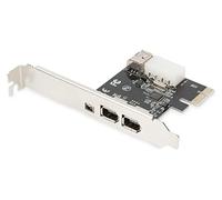 DIGITUS DS-30201 - Scheda PCIe 3Firewire 1394a (3+1 porta)
