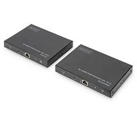 DIGITUS DS-55513 Estensore KVM HDMI - UHD 4K 60 Hz - 70 m tramite cavo LAN - Set: Trasmettitore e Ricevitore - Loop-Out, Audio - HDMI 2.0 e HDCP 2.2 / 1.4