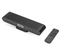 DIGITUS DS-55581 Video Bar Mini, Sistema di videoconferenza - Webcam 4K UHD 30 Hz ePTZ - 2 microfoni interni - altoparlante interno 2 W - messa a fuoco e zoom automatici, cancellazione dell'eco