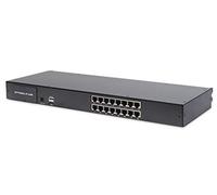 Digitus DS-72217 Modularer Cat5 KvM-Switch 16-Port Rackmount 1u Schwarz (dS-72217)