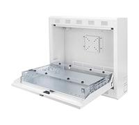 DIGITUS DVR NVR alloggiamento per montaggio a parete - profilo 2U 19" - piastra di montaggio (incl. 1U 19") - staffa per monitor 12" - grigio chiaro