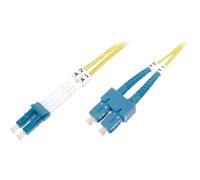 DIGITUS Fiber Optic Singlemode PatchCavoSC APC to LC PC Cavo DK-292SCA3LC-01