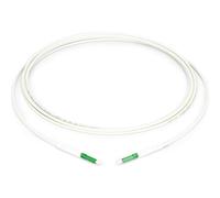 DIGITUS Cavo FTTH Drop - OS2 - Singlemode - 10 m - 1 fibra - connettore LC-APC - preconfezionato - ottimizzato per la flessibilità G.657A2 - inseribile - cavo in fibra ottica - bianco
