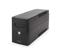 DIGITUS Gruppo di continuità - Sistema UPS Line-Interactive - 600VA 360W - AVR - 2 prese con messa a terra - Software di spegnimento UPS - Porte USB e RJ11
