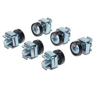 Digitus Guanti monouso in Vinile della P 45plus Blu 100 ST Silber | 100 Stück