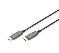 Digitus HDMI AOC Cavo ibrido in fibra ottica, HDMI 2.1, 10 m, 8k/60Hz, UHD-II, c
