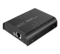 DIGITUS Ricevitore HDMI KVM IP per DS-55355 - UHD 4k 60Hz - HDMI 2.0 - portata fino a 200 m - unità ricevente - punto-multipunto - CAT 6 - nero