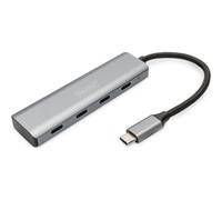 DIGITUS HUB a 4 porte USB-C USB 3.2 Gen 1 (3.1 Gen 1) Type-C USB 3.2 DA-70246
