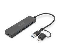 Digitus Hub Usb 3.0 4 Porte Slim Line Da-70235