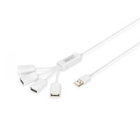 DIGITUS DA-70216 - Cavo hub USB 2.0 a 4 porte DIGITUS, 100 cm