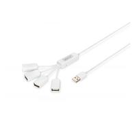 Digitus Hub USB Slim Spider (DIGITUS SLIM SPIDER USB HUB - 4 PORT)