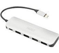 Digitus Hub USB Type-C a 4 porte USB 3.0 PD (4-PORT USB-C HUB PD - 4X USB 3.0 1X PD CHARGING) NEW
