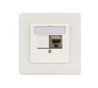 DIGITUS Junction Box for Keystone Module - 2 Port - Straight Outlet - For Multim