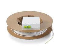DIGITUS Kit di installazione FTTx - 50 m - 2x LC-APC duplex - Bianco