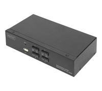 DIGITUS KVM-Switch Single HDMI Desktop KVM Switch Kvm switch 4-port DS-12880
