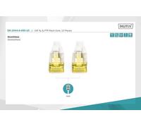 DIGITUS LAN cable Cat 6A - 5m - 10 pieces - RJ45 network cable - S / FTP shielde