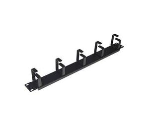 Digitus Listello Guidacavi Rack 19" 1U 5 Anelli Nero