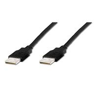 Digitus LP496B Cavo USB 2.0, Connettori, 2 x a Maschio, 1 m, Nero