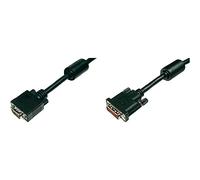 Digitus LP6706 Cavo Monitor Connettori, DVI 24+5 Maschio/VGA, 15 Poli Maschio, 3 m [Italia]