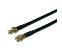 Digitus Lp9342 Cavo Prolunga Per Antenna Wireless, Maschio/Femmina, Connettore Rp-Sma, 2 M