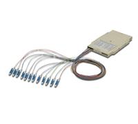 Cassetta Di Giunzione Fibra Ottica Con 12 Pigtail Lc Os2 Apc