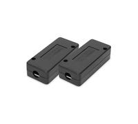 DIGITUS Modulo di connessione LSA Cat 7, 2 Pezzi, Schermato, Connettore a dislocazione di Isolamento Cat7 LSA, da AWG 22 a AWG 26, per Cavi Ethernet, Cavi di Rete, Cavi di Installazione, Nero