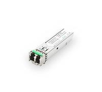 Digitus Modulo SFP Gigabit universale - 1,25 Gbit/s - Mini GBIC - per cavo in fibra ottica monomodale - LC Duplex - lunghezza d'onda 1550 nm - portata 80 km - Plug & Play