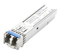 DIGITUS Modulo SFP Gigabit universale - 1,25 Gbit/s - Mini GBIC - per cavo in fibra ottica monomodale - LC Duplex - lunghezza d'onda 1310 nm - portata 20 km - Plug & Play