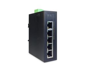 DIGITUS network switch 5-port - DIN rail mounting - Gigabit Ethernet RJ45 socket