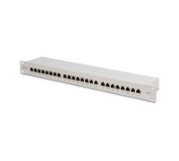 PATCH PANEL 19" DIGITUS SCHERMATO 24 PORTE 8 POLI RJ45 PER RETI CATEGORIA 6 - 1