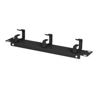 DIGITUS Pannello patch da 10" Pannello di gestione del cavo DN-10-ORG-1U-B