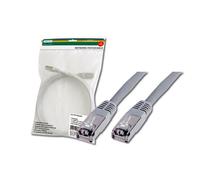 Digitus Patch Cable CAT5e, 0.3 m cavo di rete 0,3 m Grigio