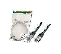 Digitus Patch Cable, UTP, CAT5E 0.5m cavo di rete 0,5 m Nero, Cat-5e - 0,5 m, Cavo patch - U-UTP - PVC
