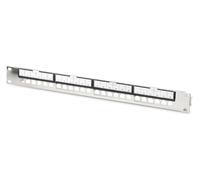 Digitus patch panel - modular - for Keystone modules - 19-inch - 24-port - shiel