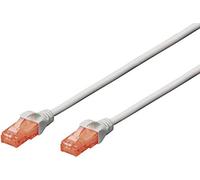 DIGITUS Patchkabel, CAT6, UTP L„nge: 15,0m Farbe: Grau (Polybeutel)
