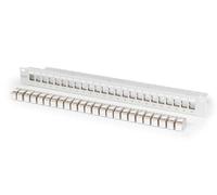 DIGITUS PatchPanel Set - 24 Porte - con 24 Moduli Keystone DN-93615 - 500 MHz - Cat 6A - Montaggio su Rack in Armadio di Rete da 19 Pollici - 1 U - Grigio