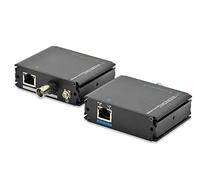 DIGITUS PoE+ Extender Set- Range con RJ45 fino a 400m / con Coax fino a 500m - Fast Ethernet fino a 100 MBit/s, 100 MBit/s