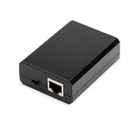DIGITUS PoE Splitter - IEEE802.3af - Gigabit Ethernet - Tensione di uscita 5, 9, 12 Volt - Spina e presa da 3,5mm DC, 1 GBit/s