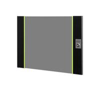 DIGITUS Porta di ricambio in vetro per armadio di rete Unique - 9 U - adatta per DN-19 09-U-SW, DN-19 09U-6/6-SW, DN-19 09-U-3-SW - con serratura e chiave - vetro di sicurezza - nero