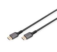 DIGITUS Premium Displayport 1.4 Cable 8K/60Hz, 2 m Aluminium Housing, Gold Plate