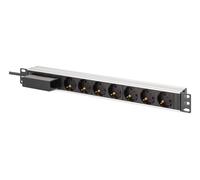 Digitus Presa multipla DN-95439 19" - 7 prese 1U con interruttore 16 A 250 V per armadi di rete