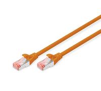 DIGITUS Professional DK-1644-005/OR Patchkabel / Netzwerkkabel, SFTP/PIMF, CAT6, LSOH, Cu, AWG 27/7, Länge 0,5m, Farbe orange, Cat-6 - 0,5 m, Cavo patch - S-FTP - LSZH