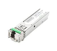 Digitus Professional DN 81205 modulo SFP + 10 Gbps bidirezionale, Single Mode, 10 km, tx1330/rx1270, LC Simplex spina con DDM (Digital Diagnostic Monitoring) Feature Argento