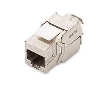 DIGITUS Professional DN-93615 CAT 6A Keystone Jack, schermato, 500 MHz, ISO/IEC 11801:2002 AM2:2009/09, montaggio senza attrezzi, set (48 - Pack, Keystone Jacks)