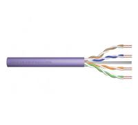 Digitus - Coppia di cavi di installazione Twisted Pair Cat 6, colore: viola, 305 m