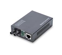 DIGITUS DN820101 - Convertitore multimediale, Fast Ethernet, RJ45/ST Duplex