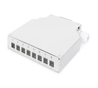 Digitus Professional - Scatola per 8 giunti LC/DX, 125 x 130 x 35 mm