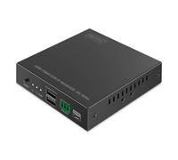 Digitus HDMI Fiber KVM IP Extender Ricevitore per DS-55348 - UHD 4k 60Hz - HDMI 2.0 - Portata MM 300 m e SM 40 km - 2x USB per mouse, tastiera - Punto a punto - Nero