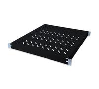 DIGITUS Ripiano - profondità variabile - per Installazione Fissa - 19 Pollici - 1U - Portata 50 kg - per armadi di Rete e Server - A Partire da 800 mm di profondità dell'Armadio - Nero